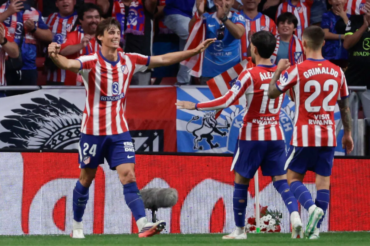 Atlético superó a Osasuna con una exhibición ofensiva antes del derbi