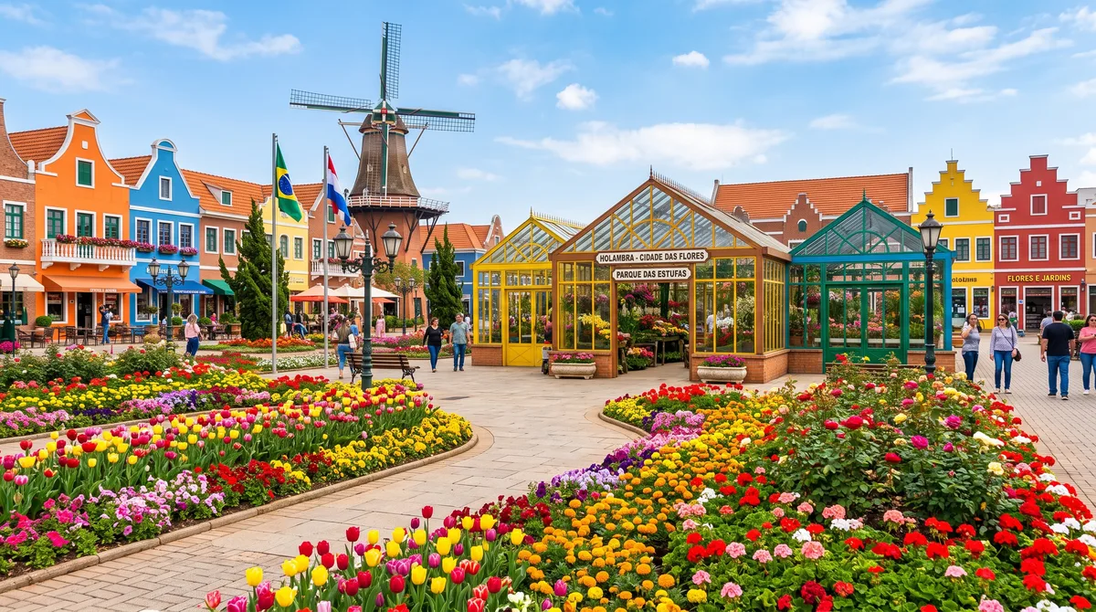 A cidade responsável pela produção de quase metade de todas as flores vendidas no país