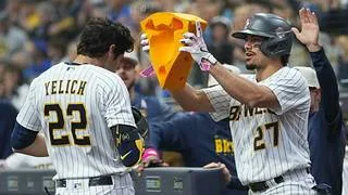 Christian Yelich calienta la NLCS: Milwaukee desafía el imperio de los Dodgers