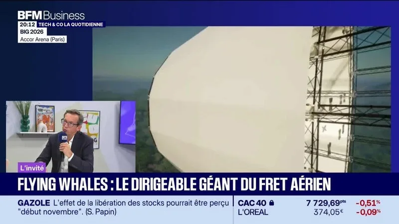 Vincent Guibout (Flying Whales) : Flying Whales, le dirigeable géant du fret aérien - 08/10