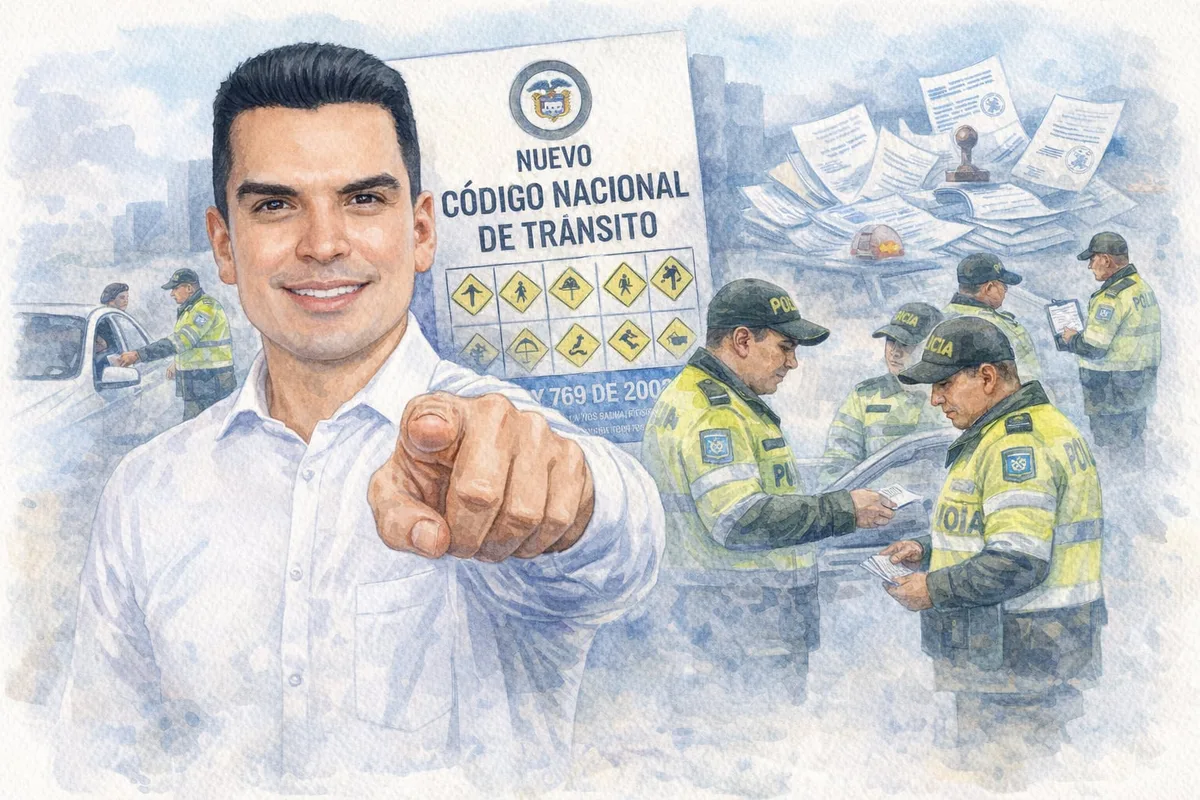 Abelardo de la Espriella anuncia nuevo Código de Tránsito: cambiarían multas, licencias y costos para conductores