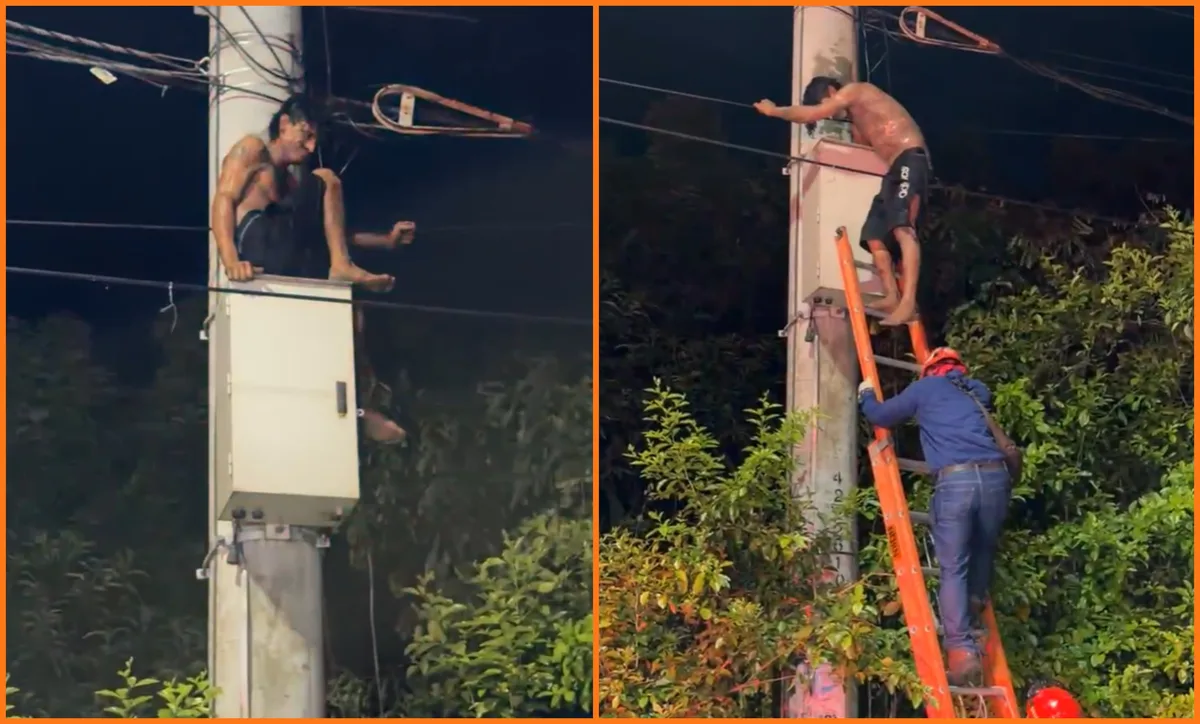 Resultó electrocutado joven que pretendía robar cable eléctrico en Barrancabermeja: se salvó de milagro y terminó en el hospital