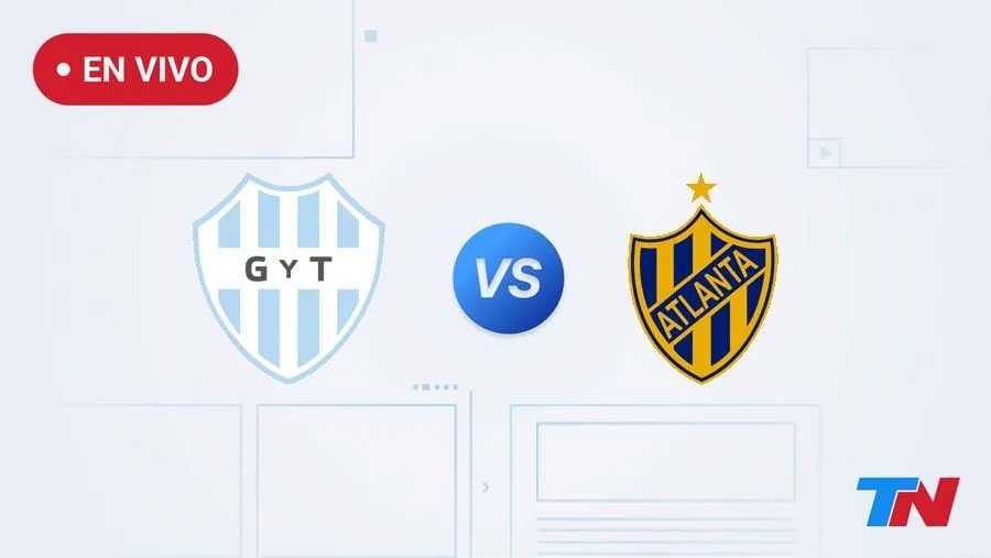 En vivo - G. y Tiro vs. Atlanta: 1 - 1, por la fecha 34 de la Primera Nacional