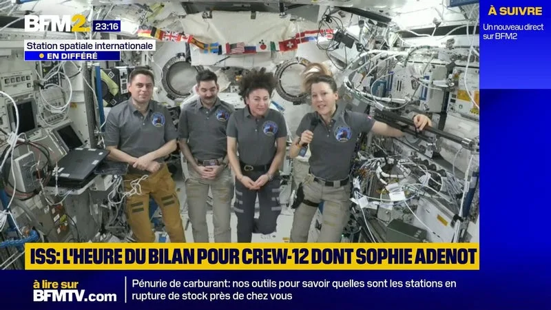 "Un moment culturel énorme": Sophie Adenot sur son "dîner français" partagé avec les astronautes de l'ISS