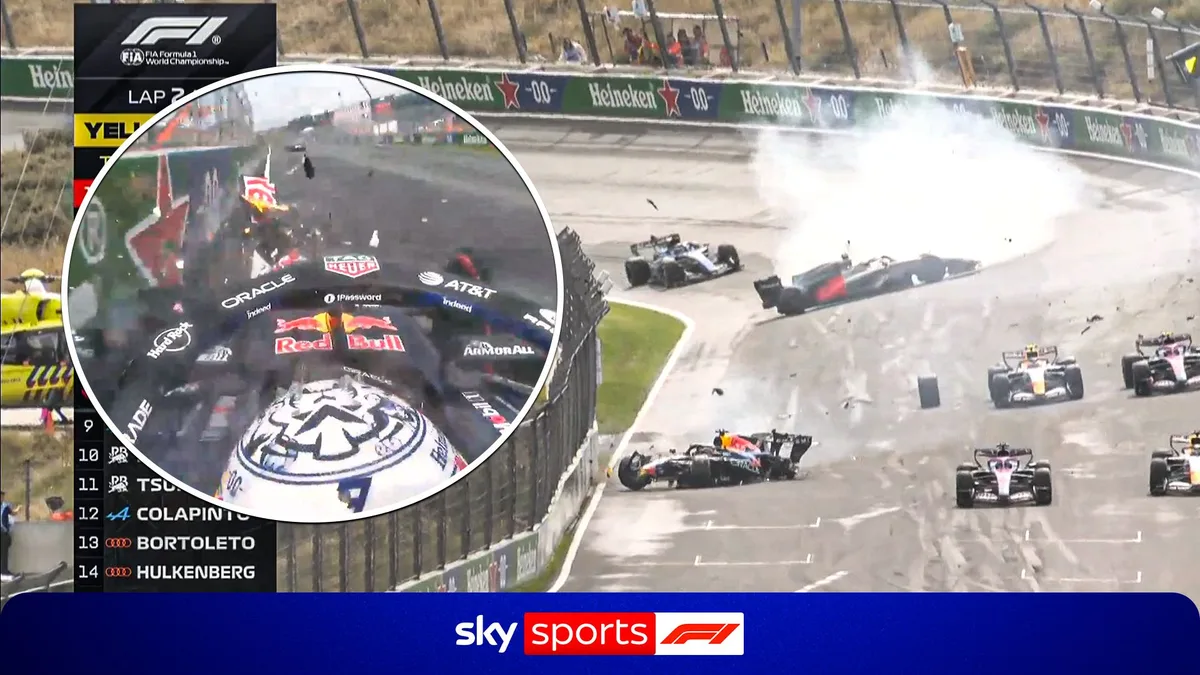 DRAMA as Verstappen crashes out of the Dutch Grand Prix early!
