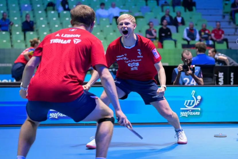 Les frères Lebrun filent en finale du double après leur victoire face aux Français Esteban Dorr et Florian Bourrassaud