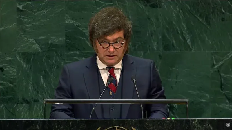 Na ONU, Milei defende soberania argentina sobre Ilhas Malvinas: ‘causa nacional’