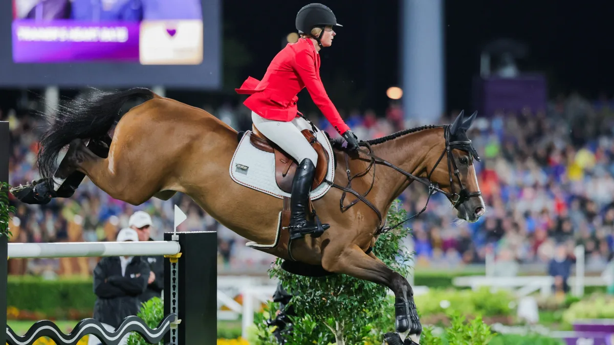 Feier unter Flutlicht: Deutsche Springreiter sichern sich WM-Gold