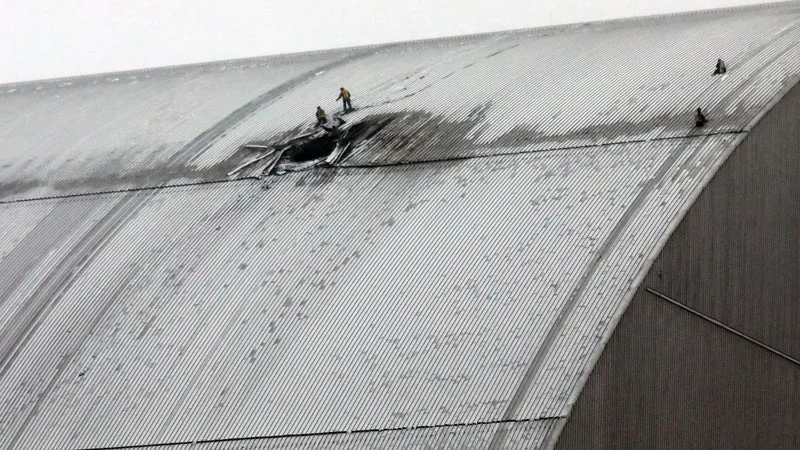 Il manque encore 240 millions d'euros pour réparer le dôme de Tchernobyl: la France et le G7 ont déjà mis au pot mais veulent mobiliser après les dégâts causés par un drone russe