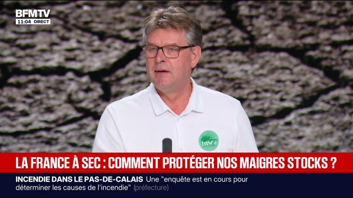 Sécheresse: Hervé Lapie, secrétaire général de la FNSEA, demande un "plan de soutien massif" pour les agriculteurs