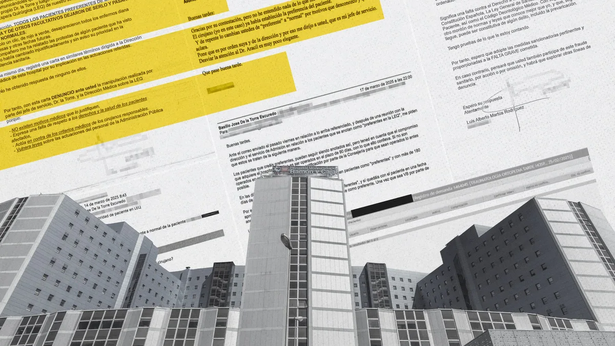 Los documentos que desmienten la acusación de Madrid contra el denunciante en el caso Ramón y Cajal: “Evitad anotarlos como preferentes”
