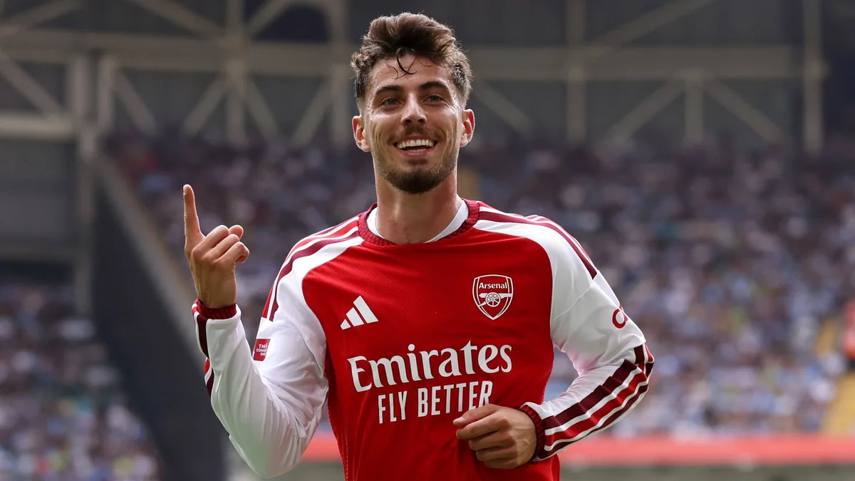 Havertz doubles Arsenal's lead in Community Shield LIVE!