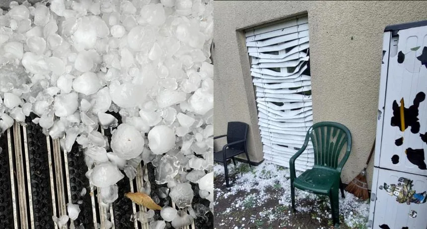 «Ocurrió de repente»: Los impactantes videos de la tormenta de granizo que causó estragos en Suiza