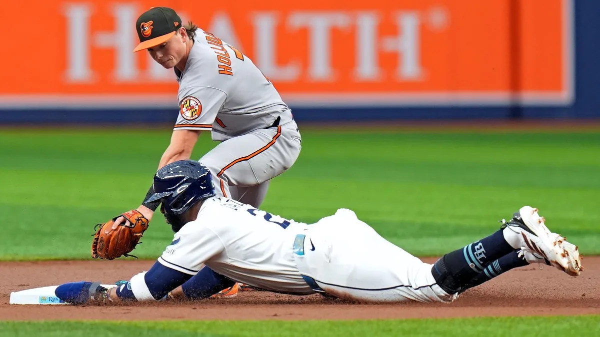 Orioles fall to Rays as AL wild-card race tightens