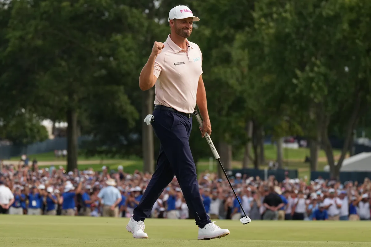 Wyndham Clark holds off McIlroy and Cantlay to capture BMW Championship for third win this year