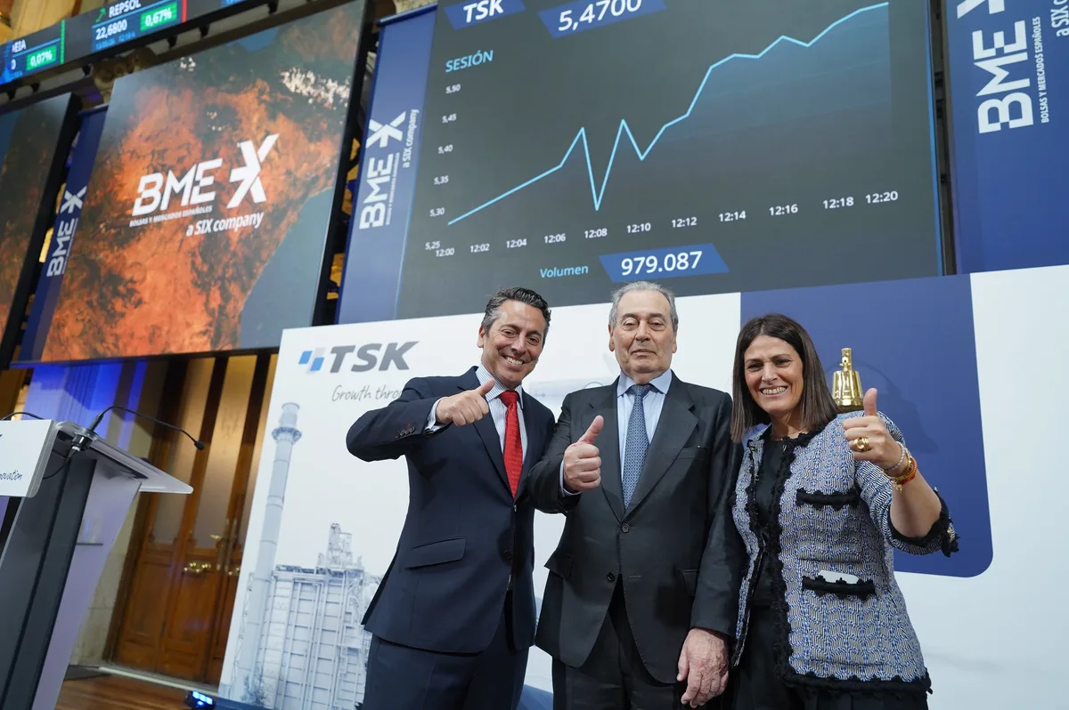 La banca de inversión que sacó TSK a Bolsa le concede un potencial de hasta el 65%