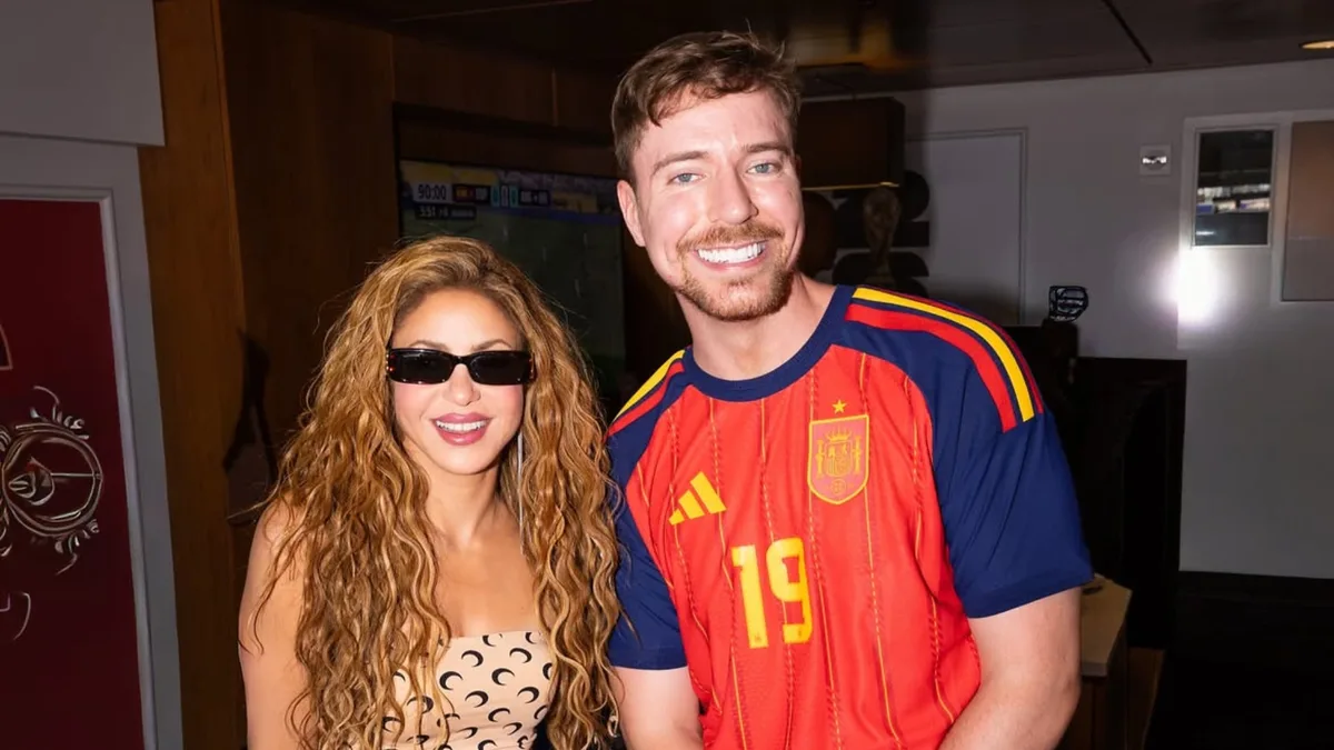“¿Y si hacemos algo juntos?”: el encuentro entre Shakira y MrBeast que terminó en un importante compromiso para Colombia