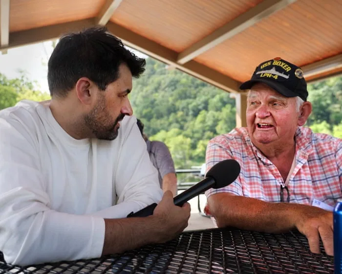 Why one of the US's reddest counties is losing faith in Trump – video