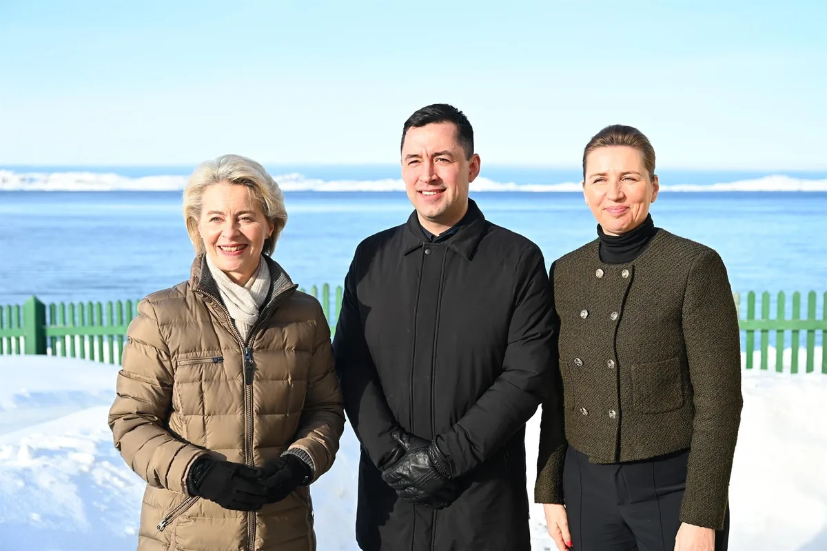 Von der Leyen viaja este domingo a Groenlandia para reafirmar el compromiso de la UE con la seguridad del Ártico