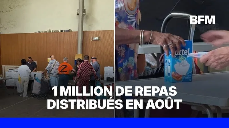 En août, une association prend le relai des distributions alimentaires en région parisienne