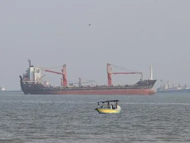Iran live updates: IRGC says ship sank after striking mine in Strait of Hormuz