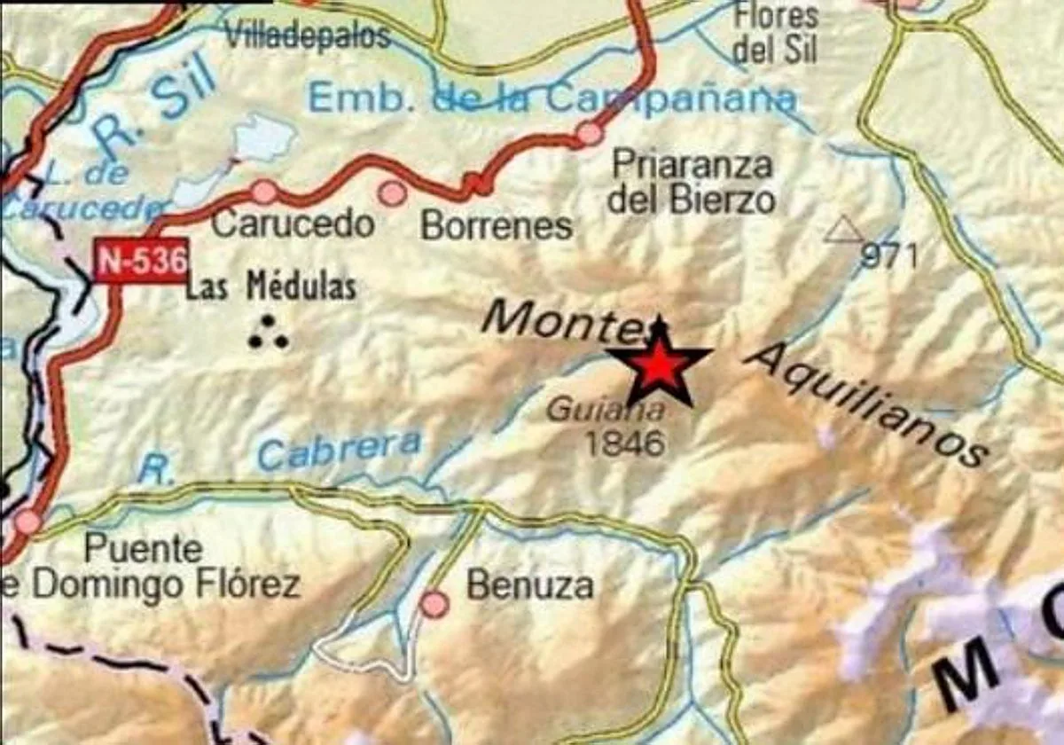 El Bierzo (León) sufre un terremoto de magnitud cuatro que se ha dejado sentir en toda la comarca