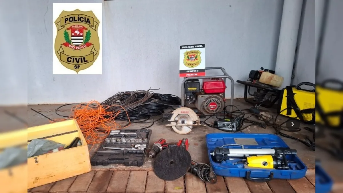 Homem é preso por receptação durante operação contra crimes patrimoniais em Palmital