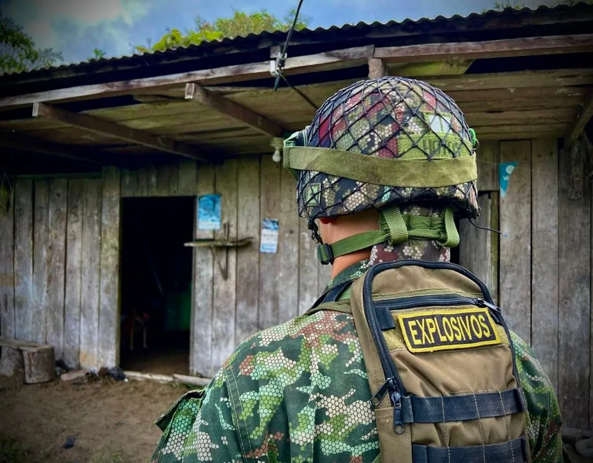 Un militar colombiano muerto en un ataque con dron de la guerrilla del ELN