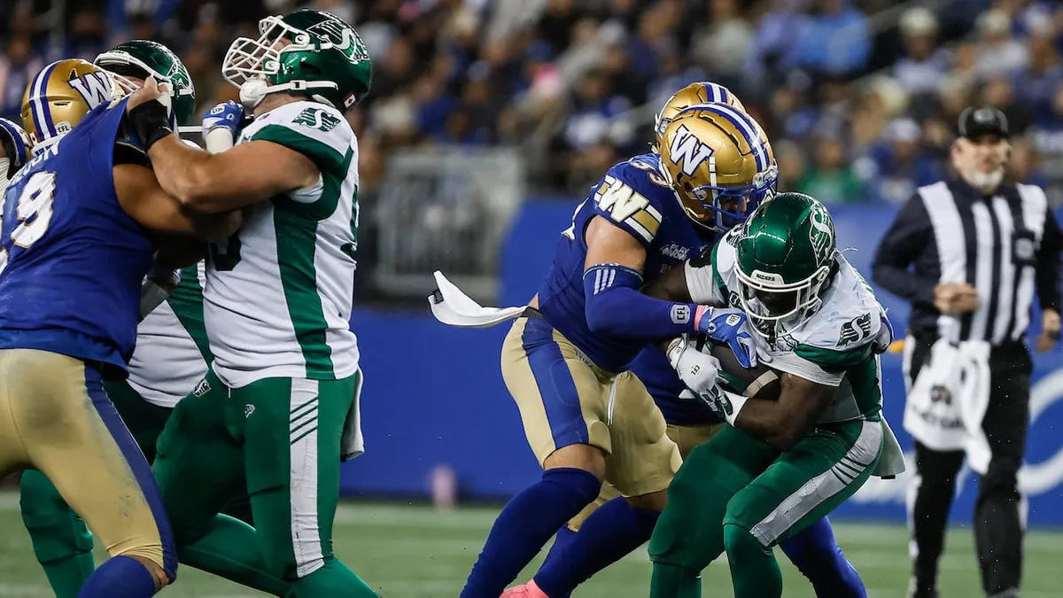 Blue Bombers head to Saskatchewan for Labour Day Classic as West Division heats up