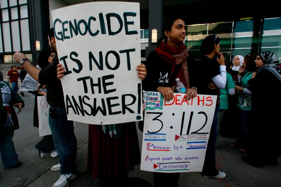 Just war is not the same as 'genocide'