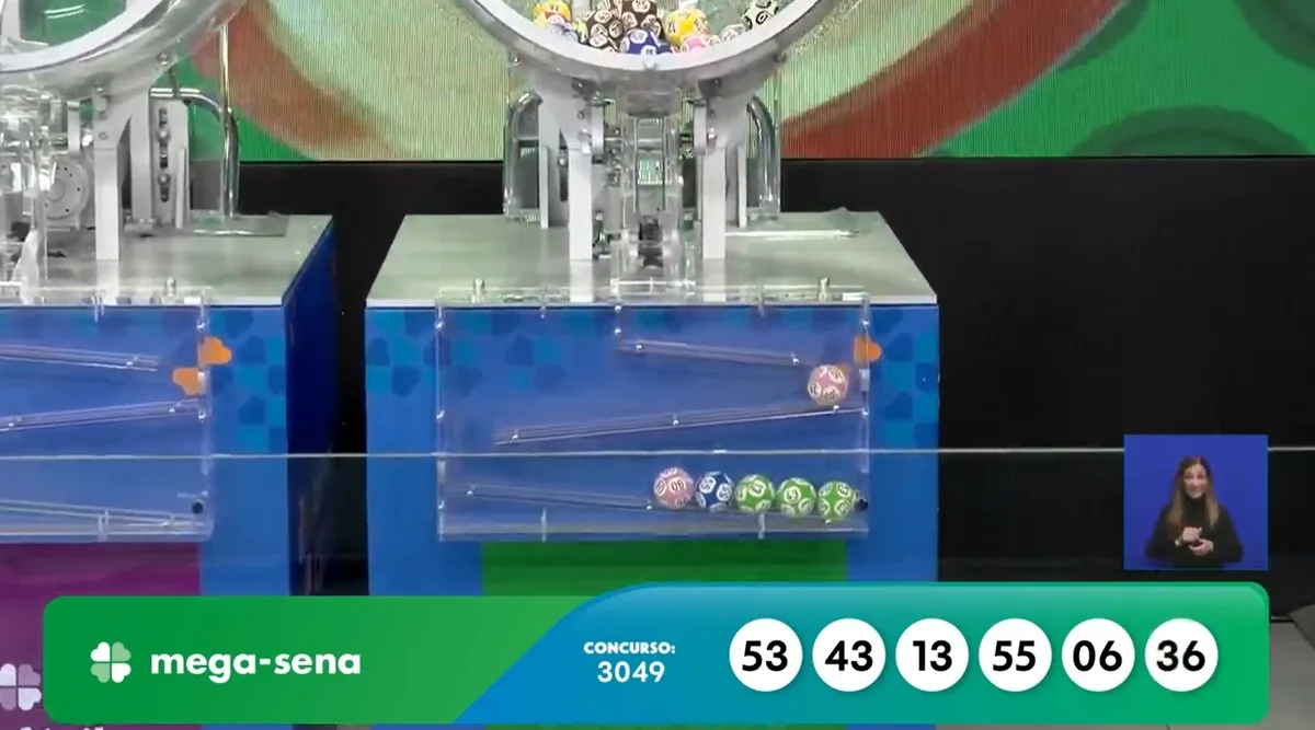 Mega-Sena, concurso 3049: confira os números sorteados