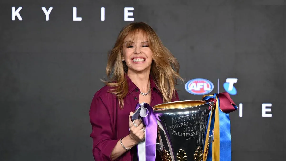 Kylie fans will finally be so lucky at footy's big day