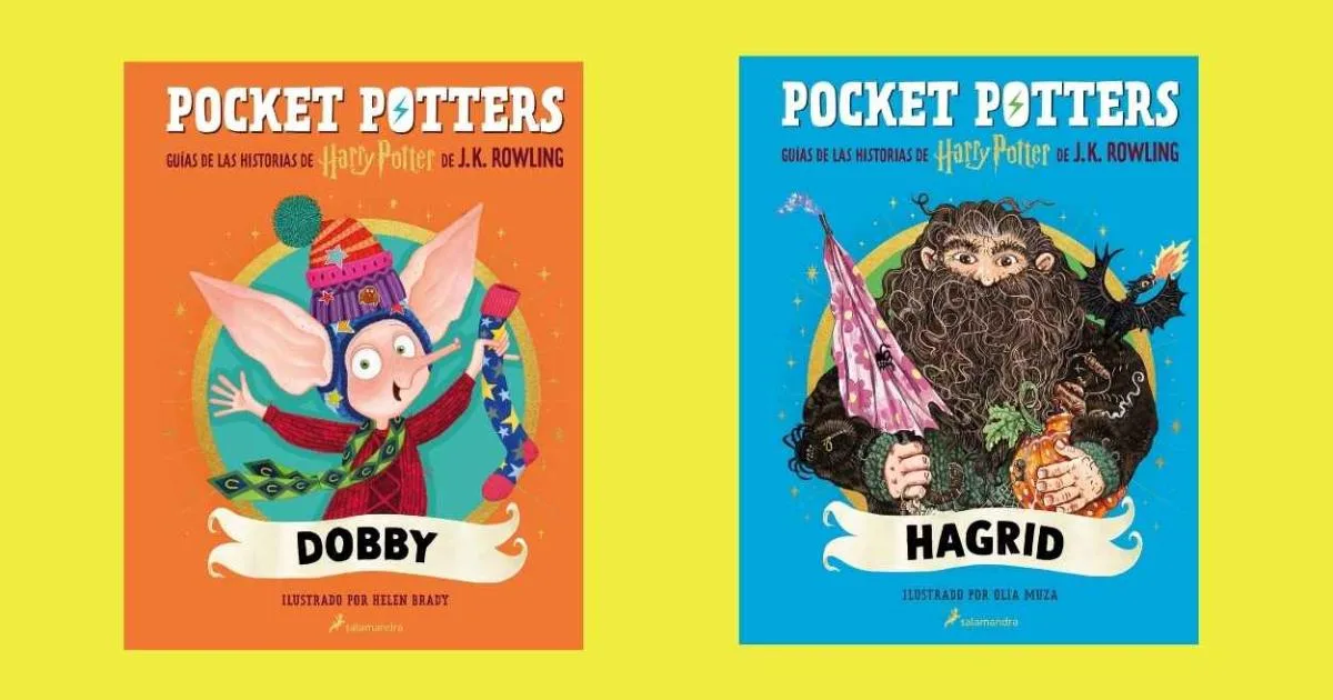 Hagrid y Dobby se incorporan a la colección POCKET POTTERS: Guías de las historias de HARRY POTTER de J.K. Rowling