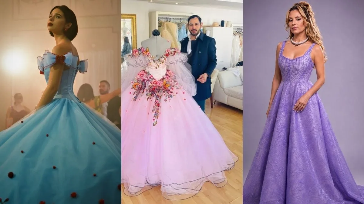 Ángela Aguilar, Lupita Jones y las artistas que ha vestido Felipe Alvarado, diseñador del vestido de Mariana Ochoa