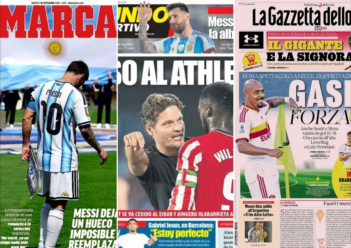 Así reflejaron los diarios del mundo el retiro de Messi de la selección argentina: “El mejor de la historia se despide”