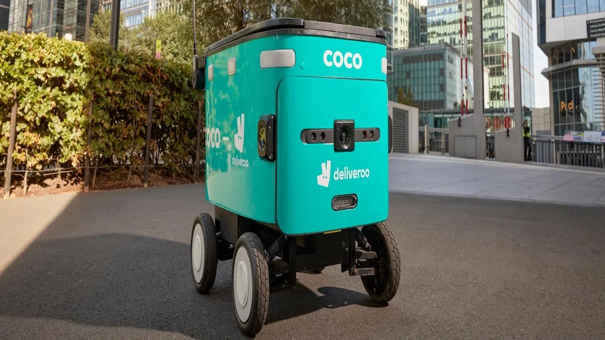 Deliveroo's robot delivery trials are 'disappointing', says trade union