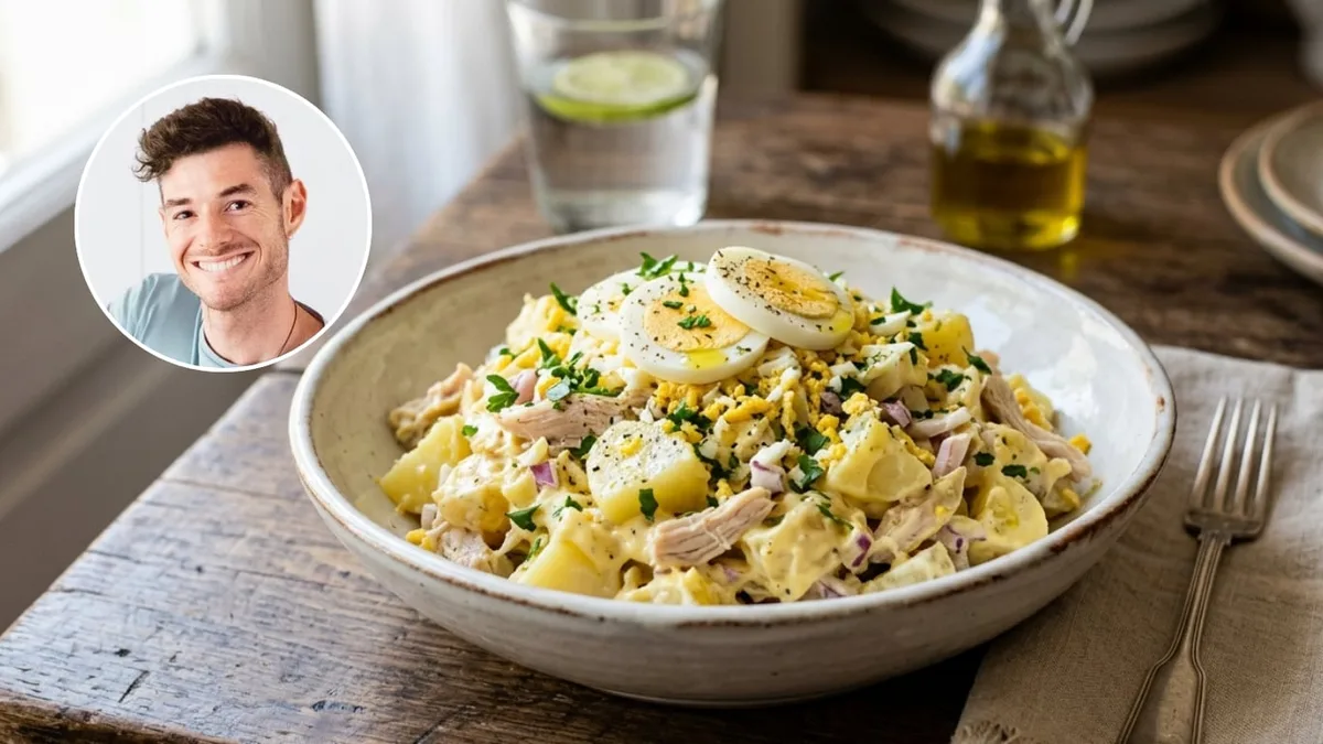 Alberto Ugarte, cocinero: “La mejor ensalada rusa saludable no lleva atún ni mayonesa, sino 1 huevo duro, mostaza y queso crema”