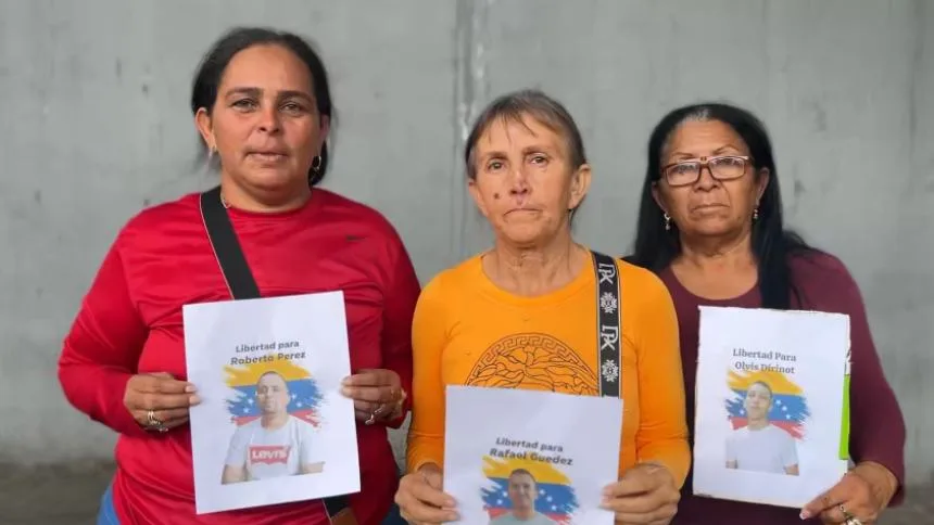 Condenaron a tres pescadores de Falcón a seis años de prisión, fueron detenidos tras las elecciones de 2024