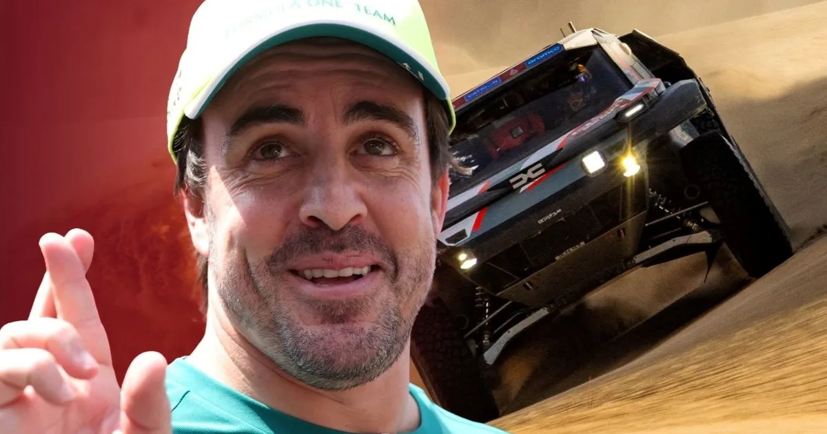 Fernando Alonso fue atrapado con las manos en la masa: estuvo probando en el Sahara de cara al Dakar 2027