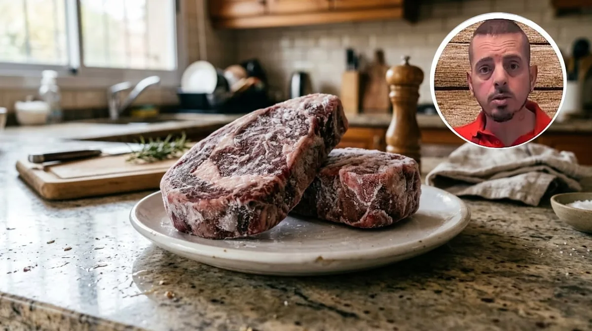 Mariano Sánchez, carnicero: “Para descongelar la carne en 5 minutos se necesita una olla con agua, vinagre y una pizca de sal”