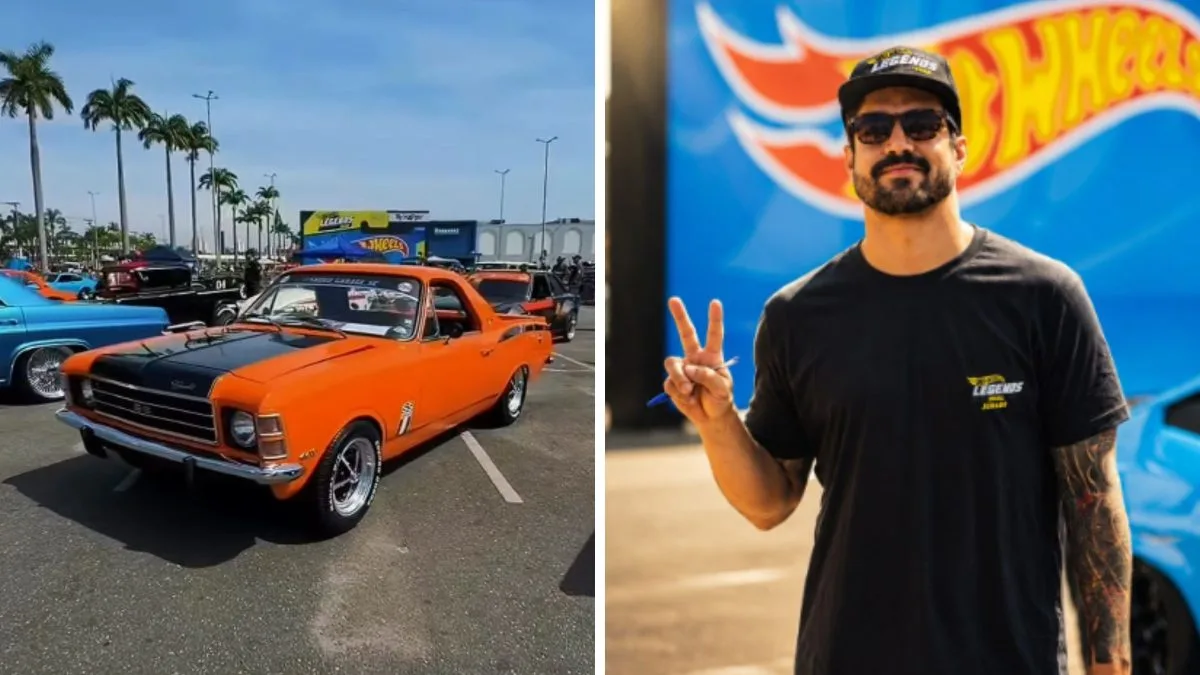 Carro de irmãos de SC vira ‘Hot Wheels da vida real’ e conquista Caio Castro e Rubinho Barrichello