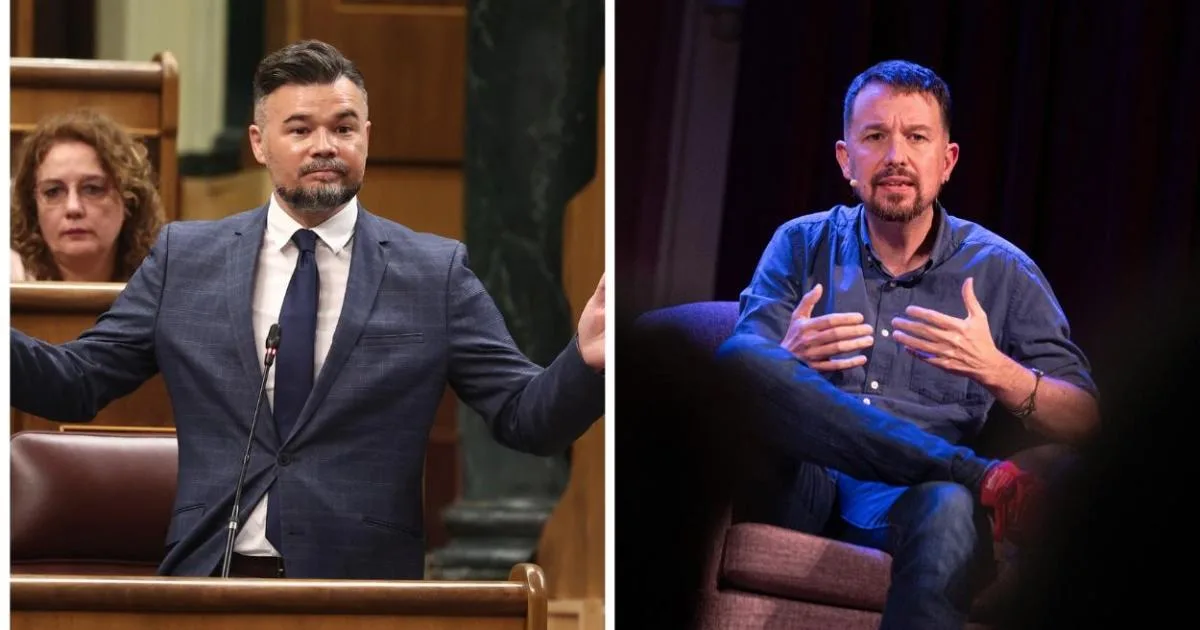 Rufián choca con Iglesias ante la posible candidatura electoral de Urtasun: "Quien pueda unir que una, y quien no que se aparte"