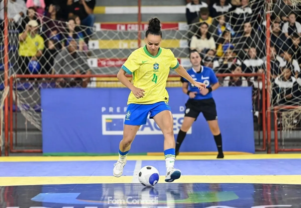 ‘Muita felicidade’, diz tocantinense que vai defender a Seleção Brasileira de Futsal Sub-20