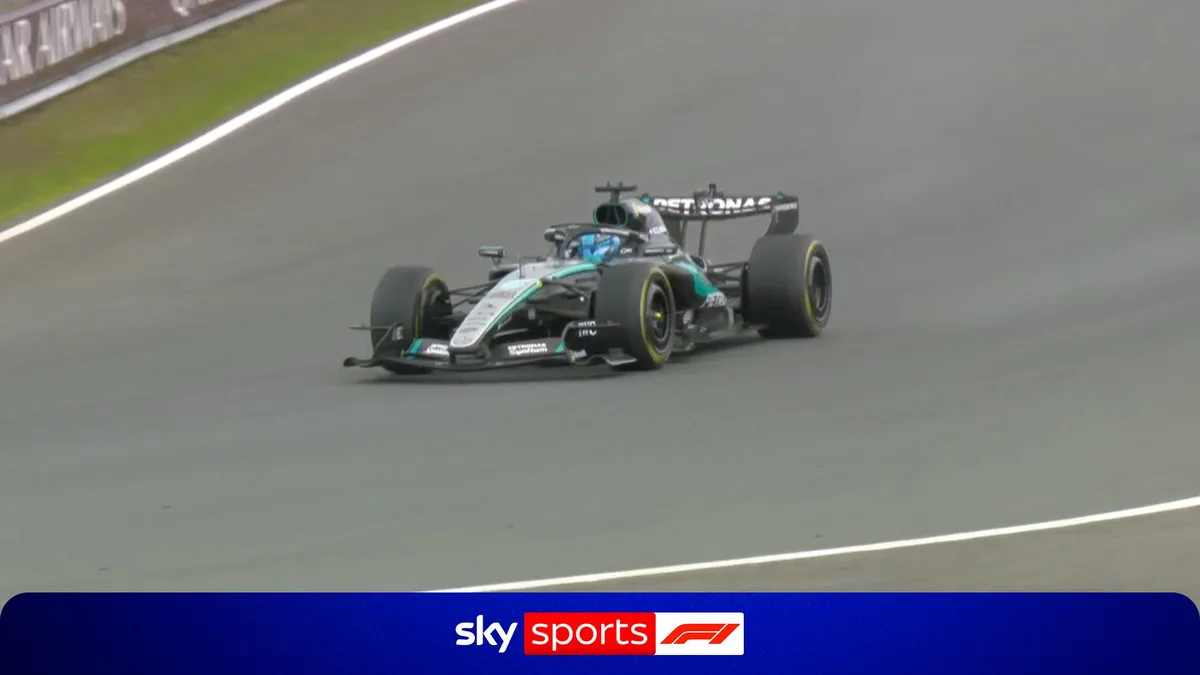 'He's bounced back with a bang!' | Russell wins Dutch GP Sprint
