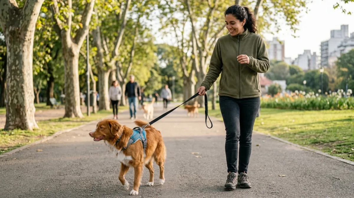 José María Rueda, adiestrador canino: “Con el arnés no tenés ningún tipo de control sobre tu perro cuando tira”