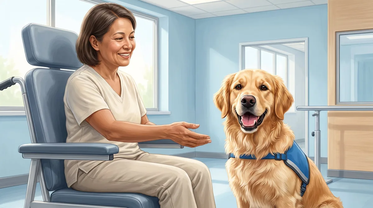 Perros de terapia en hospitales: qué observó un estudio en pacientes con ACV