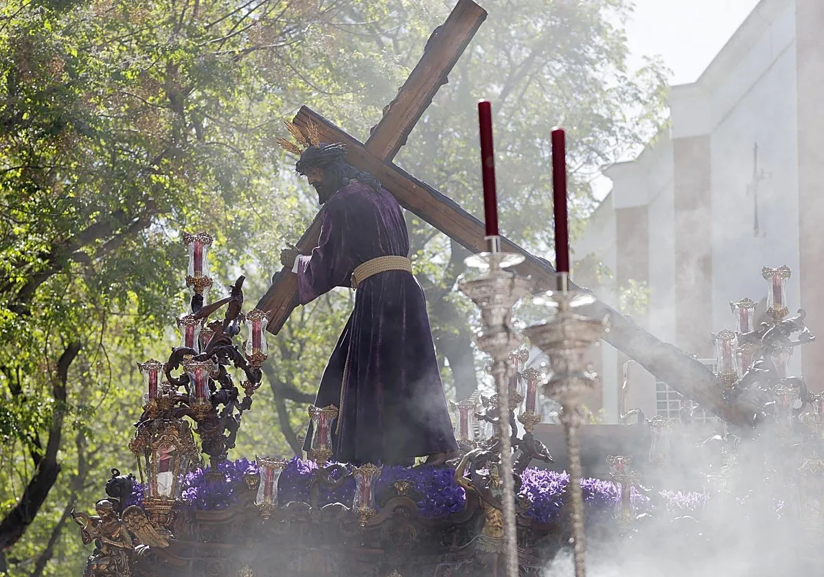 La banda del Nazareno de Huelva se despide del Cerro en vísperas de las elecciones