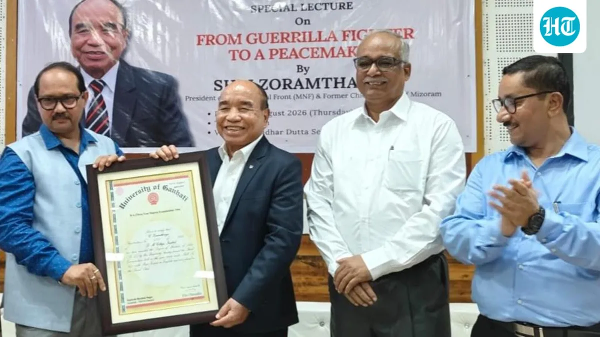 60 yrs after graduating, Ex-Mizoram CM Zoramthanga gets degree certificate