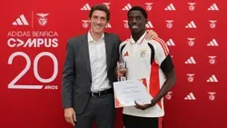 Benfica: Daniel Banjaqui distinguido nos Quadros de Mérito Escolar e Social