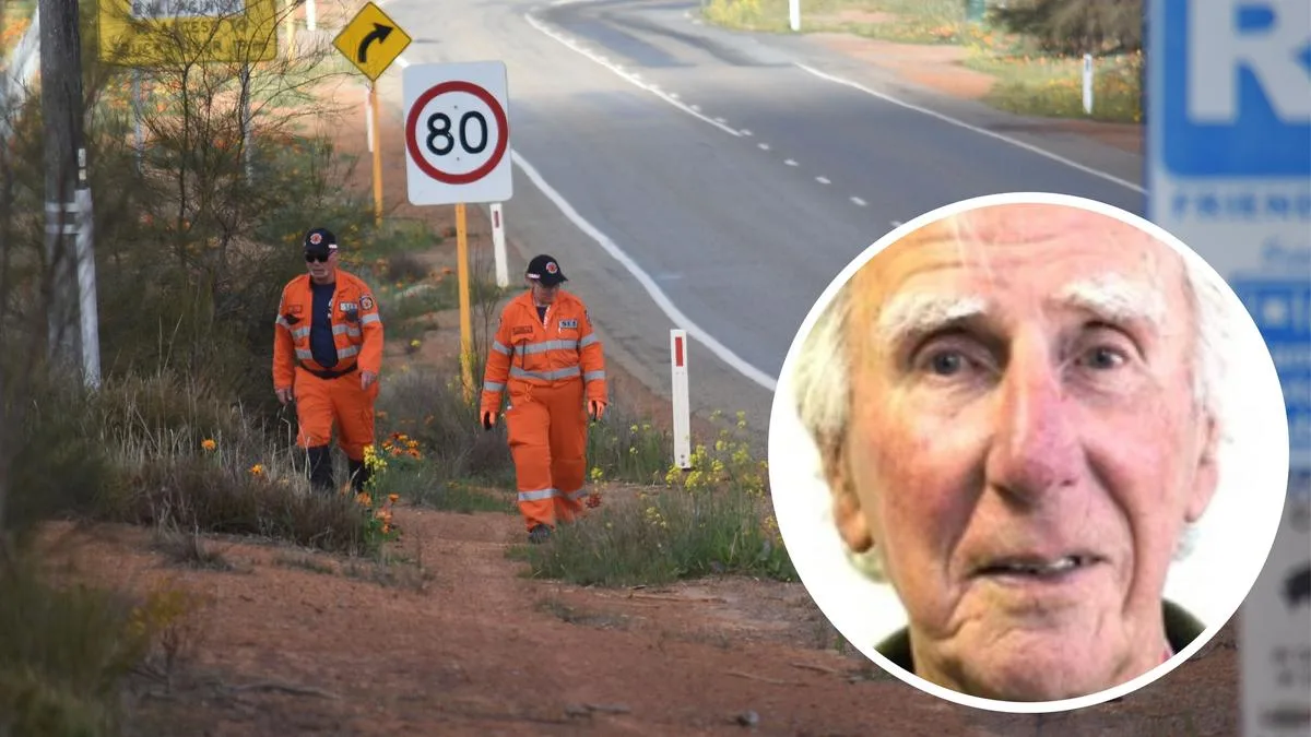 James Ballantyne: Search for missing 87-year-old enters fourth day, tracker dogs searching with police and SES